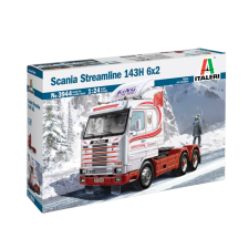 Italeri 1/24 Scania Streamline 143H 6x2 kamion modell makett
