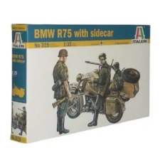Italeri : bmw r75 oldalkocsis motorkerékpár makett, 1:35 makett