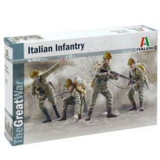 Italeri : i. világháborús olasz katonák, 1:35 makett