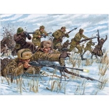 Italeri Orosz gyalogság Téli egység műanyag makett (1:72) (MI-6069) játékfigura