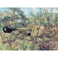 Italeri PAK40 AT páncéltörő löveg katonákkal műanyag modell (1:72) makett
