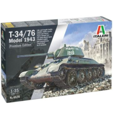 Italeri : t-34/76 mod. 1943 prémium harckocsi makett, 1:35 makett