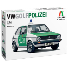 Italeri Volkswagen Golf rendőrautó műanyag modell (1:24) makett