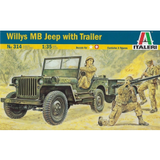 Italeri Willys MB Jeep műanyag modell (1:35) makett