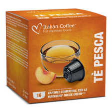 Italian Coffee Őszibarack Tea – Dolce Gusto Kompatibilis Kapszula (16 db) kávé