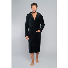 italian-fashion Mimas férfi fürdőköpeny, szürke XL férfi köntös