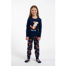 italian-fashion Wasilla lánykapizsama, kék, rókás 134/140 gyerek hálóing, pizsama