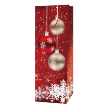 - Italtasak Special 13x36x9 cm színes matt karácsonyi kék-zöld mintával szalagfüles ajándéktasak