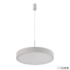 ITALUX Fehér 1 ágú függeszték, LED, 30W, 3000K melegfehér, 1800 lm, 40 cm átmérővel, Orbital, IT-5361-830RP-WH-3