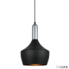 ITALUX Fekete 1 ágú függeszték, E27, Ophelia, IT-MDM-3028/1 BK+CR