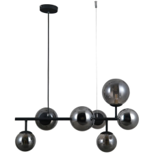 ITALUX glamour modern függeszték frontera  fekete füstös itxpnd-40423-7 világítás