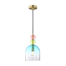 ITALUX glamour modern függeszték manso rózsaszín zöld arany itxpnd-37462a-mc-gd világítás
