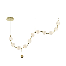 ITALUX glamour modern függeszték morano arany itx5900644432869 világítás