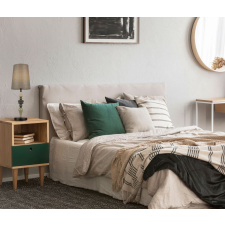 ITALUX klasszikus boho asztali lámpa nerom matt fekete szürke itxtb-22374a-bk világítás