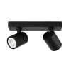 ITALUX Mennyezeti Lámpa Fekete Lumsi ITALUX-SPL-2071-2-MB-BL