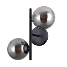 ITALUX modern fali lámpa erimida matt fekete szürke itxwl-2244-2-bl világítás