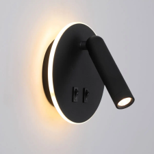 ITALUX modern fali lámpa furla fekete itxwl-53742-1-bk világítás