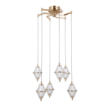 ITALUX modern függeszték fuente átlátszó arany itxpnd-34395-6-hbr világítás