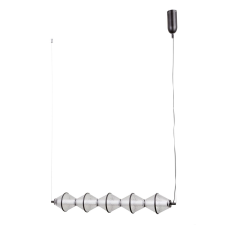 ITALUX modern függeszték fuente matt fekete átlátszó itxpnd-34395-5-bk világítás