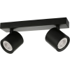 ITALUX Modern Spot lámpa Karlota  Fekete ITXSPL-31959-2B-BK
