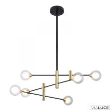 ITALUX Sárgaréz több ágú függeszték, G9, Marino, IT-PND-9148-6 világítás