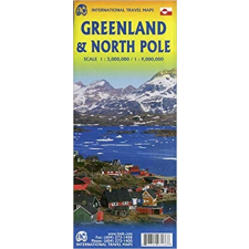 ITMB Publishing Greenland térkép ITM 1:500 000 térkép