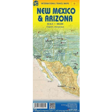 ITMB Publishing New Mexico atlasz térkép ITM 1:12 500, 1:720 000 térkép