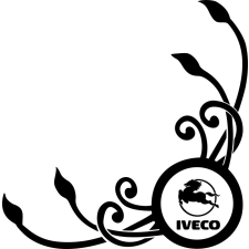Iveco oldalüveg matrica autó dekoráció