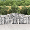  íves horganyzott vas gabion kosár 400x50x80/100 cm
