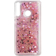 IWILL Glitter Liquid Heart Case a Huawei P40 Lite E telefonhoz Pink tok és táska