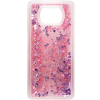 IWILL Glitter Liquid Heart POCO X3 Pro rózsaszín tok