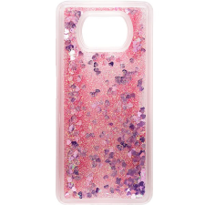 IWILL Glitter Liquid Heart POCO X3 Pro rózsaszín tok tok és táska