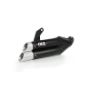 IXIL Dual Hyperlow L3XB Hangtompító Rozsdamentes Acél Fekete / Alumínium - Kawasaki Z125/Ninja 125
