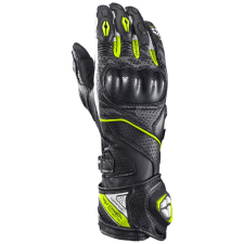 Ixon Tornado Air motoros kesztyű fekete-fehér-fluo sárga motoros kesztyű