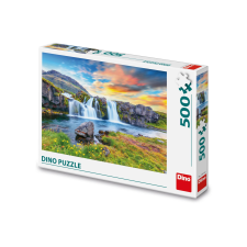  Izlandi vízesés 500 darabos puzzle puzzle, kirakós