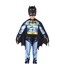  Izmos Batman jelmez gyerekeknek, M, 5-7 év, 110-120 cm jelmez