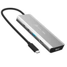 j5create JCD401-N USB4 Dual 4K Multi-Port Hub szürke (JCD401-N) laptop kellék