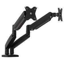 j5create JTSA102 Ergonomikus dual asztali monitortartó 17-32" fekete tv állvány és fali konzol