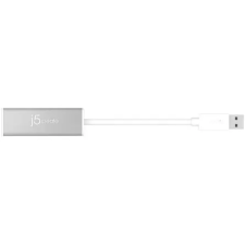 j5create JUE130-N USB 3.0 UTP Átalakító 1Gbps fehér-ezüst
