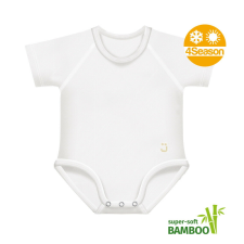 J Bimbi kombidressz 0-36 hó bambusz 4 Seasons fehér 12042 kombidressz, body