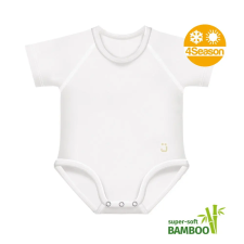 J Bimbi kombidressz 0-36 hó bambusz 4 Seasons  fehér 12042 kombidressz, body