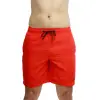 J.PRESS férfi belső háló nélküli egyszínű úszó short - Red