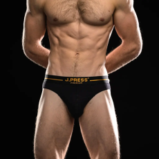 J.PRESS PRÉMIUM - bambusz slip - Black