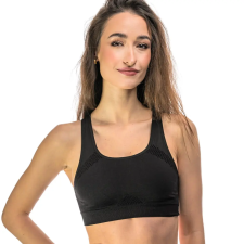 J.PRESS Sportmelltartó Légáteresztő Seamless - Black melltartó