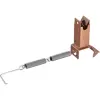 J. Pröpster GmbH J.Pröpster 110527 R Niro tetővezeték tartó kúpcserépre - rugós feszítéssel, Rd 10mm, Réz