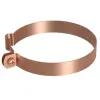 J. Pröpster GmbH J.Pröpster 111235g csőbilincs bordával M6 csavarral és átmenő menettel (anya nélkül) 100mm Réz