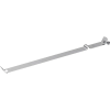 J. Pröpster GmbH J.Pröpster 111265g csőbilincs bordával M6 csavarral és átmenő menettel (anya nélkül) 100mm Alu