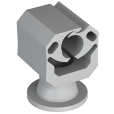 J. Pröpster GmbH J.Pröpster 1153 műanyag vezetéktartó 22mm / M8 szürke villanyszerelés