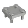 J. Pröpster GmbH J.Pröpster 1326 keresztösszekötő 3-részes 30/30mm lapos/lapos