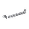 J. Pröpster GmbH J.Pröpster 910332 Földelő sín 285/30x3,5mm, 7 csatlakozó hely, V2A